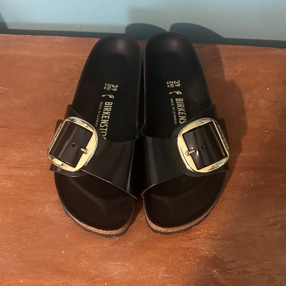 Birkenstock Madrid Big Buckle Black - Picture 1 of 5